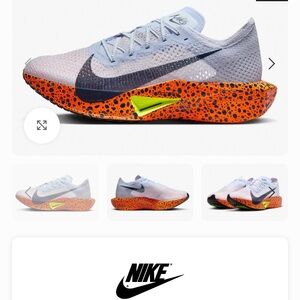 Nike ZoomX Vaporfly Next% 3 OLY safari, with a backpack, size7